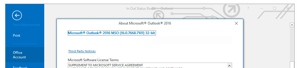 how to check outlook version 32-bit or 64-bit