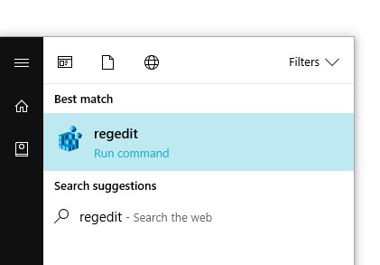 search-for-regedit